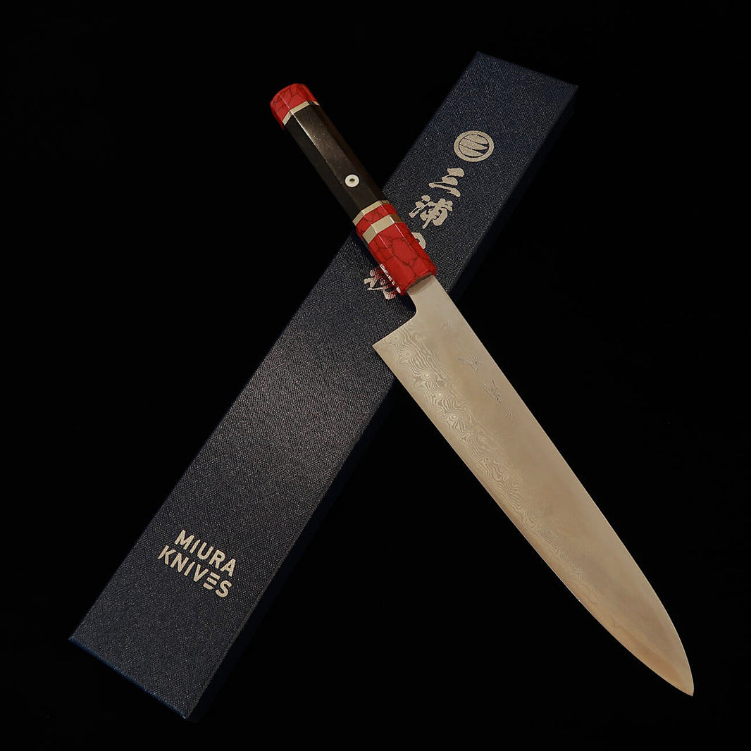 Miura Obidama Gyuto VG10 Damas manche custom (240 mm)