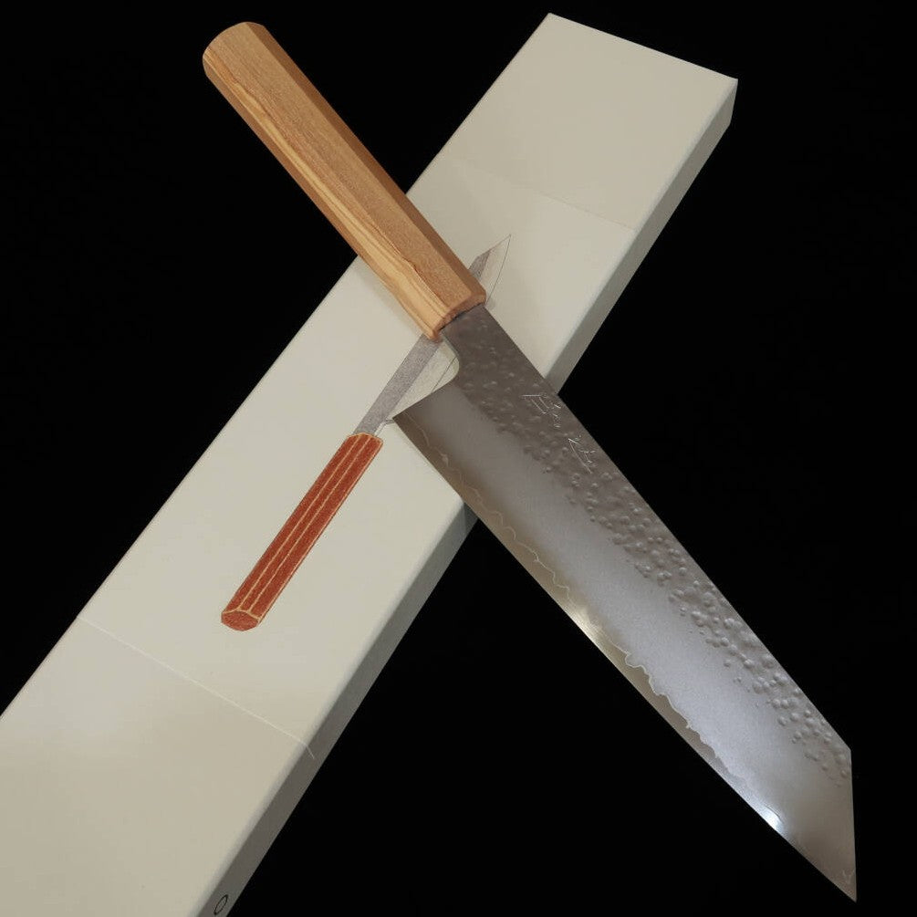 Hado Shiosai VG10 Tsuchime, Manche en bois d'olivier, Gyuto (210 mm)