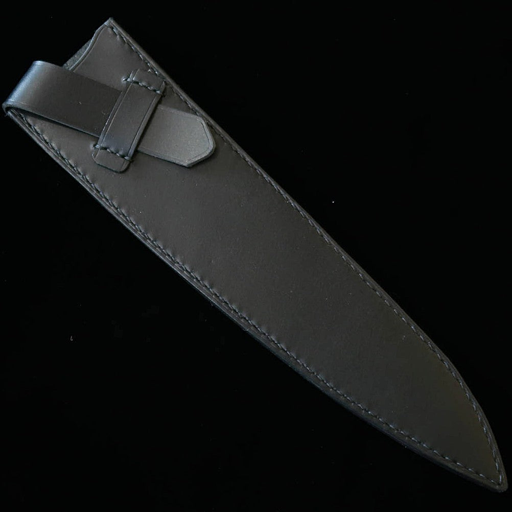 YOKU leatherworks レザーナイフシース　牛刀用　ブラック/ネイビー/キャメル（210mm）