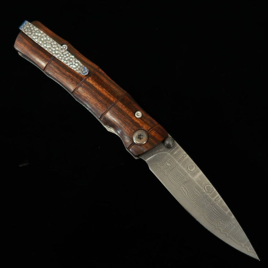 エムカスタMCUSTA 森羅 エモーションシリーズ 竹 ダマスカス VG-10 アイアンウッド MC-0074DI - (71mm)