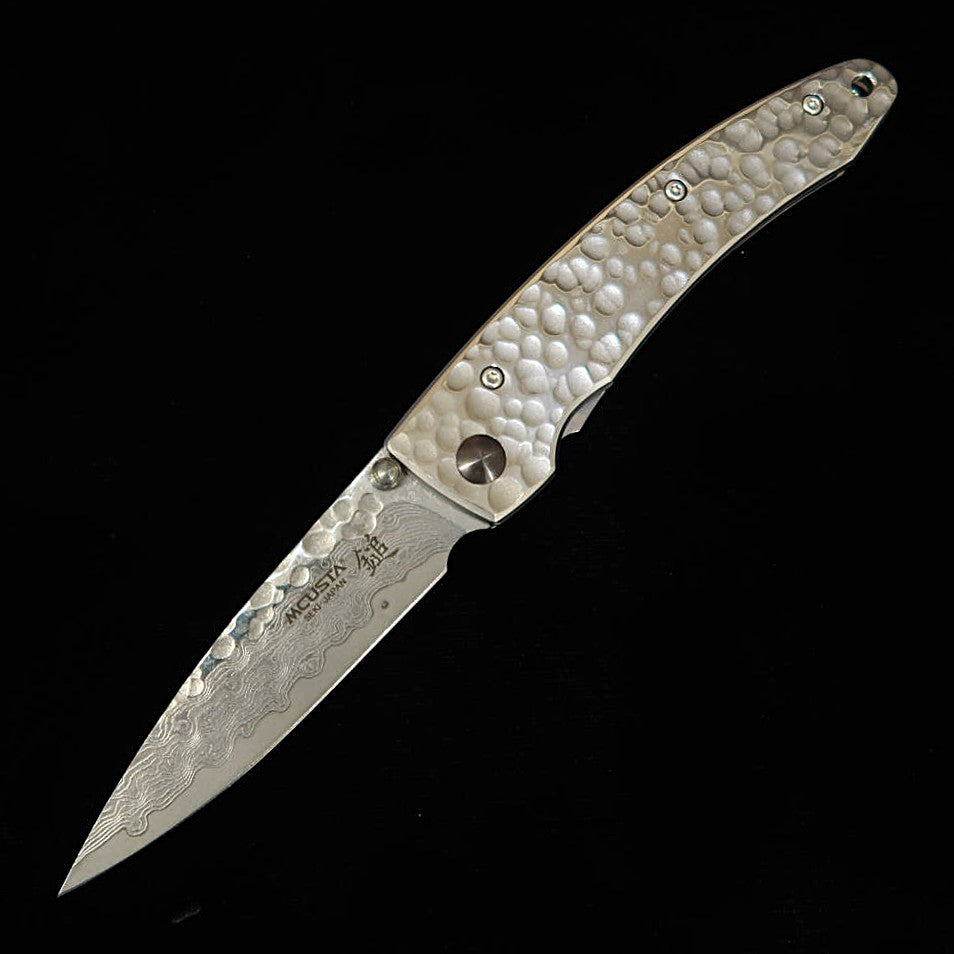 MCUSTA Em-custa Tsuchi martillado grande VG10 Damasco MC-0114D (85 mm)