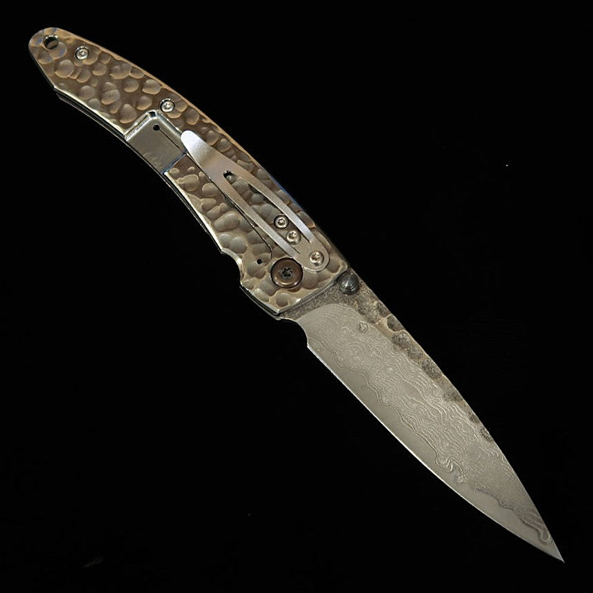 MCUSTA Em-custa Tsuchi martillado grande VG10 Damasco MC-0114D (85 mm)