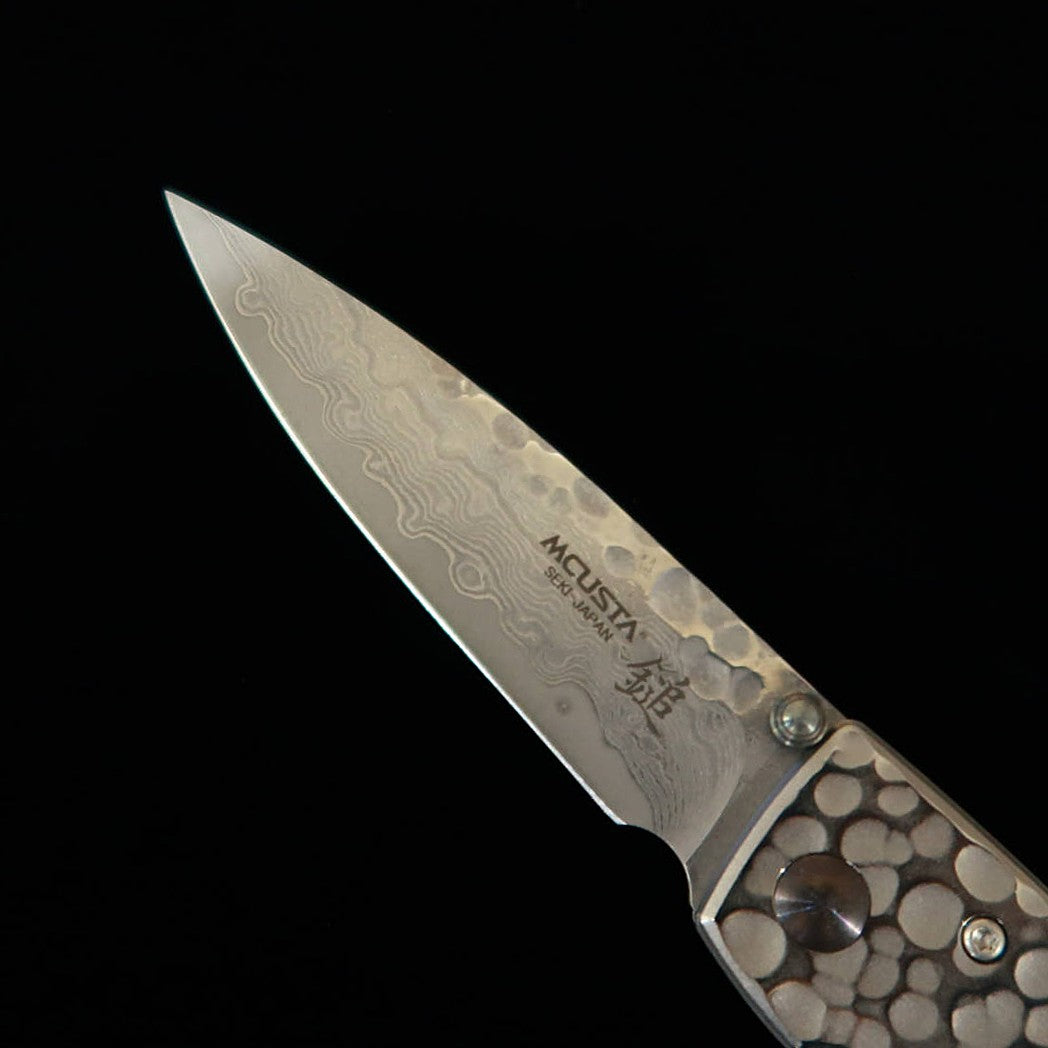 MCUSTA Em-custa Tsuchi martillado grande VG10 Damasco MC-0114D (85 mm)