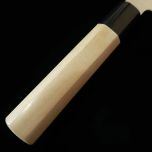 SAKAI KIKUMORI Kikuzuki Gin Gyuto, Ginsan, Polished Finish with Octagonal Magnolia Handle (240mm)