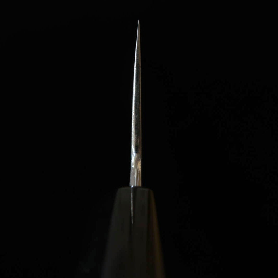SAKAI KIKUMORI Kikuzuki Gin Gyuto, Ginsan, Polished Finish with Octagonal Magnolia Handle (240mm)