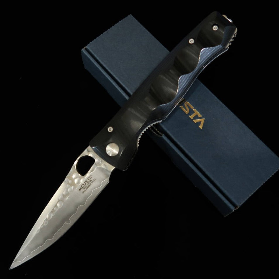 MCUSTA ELITE Elite micarta negra SPG2 MC-0121G (94 mm)