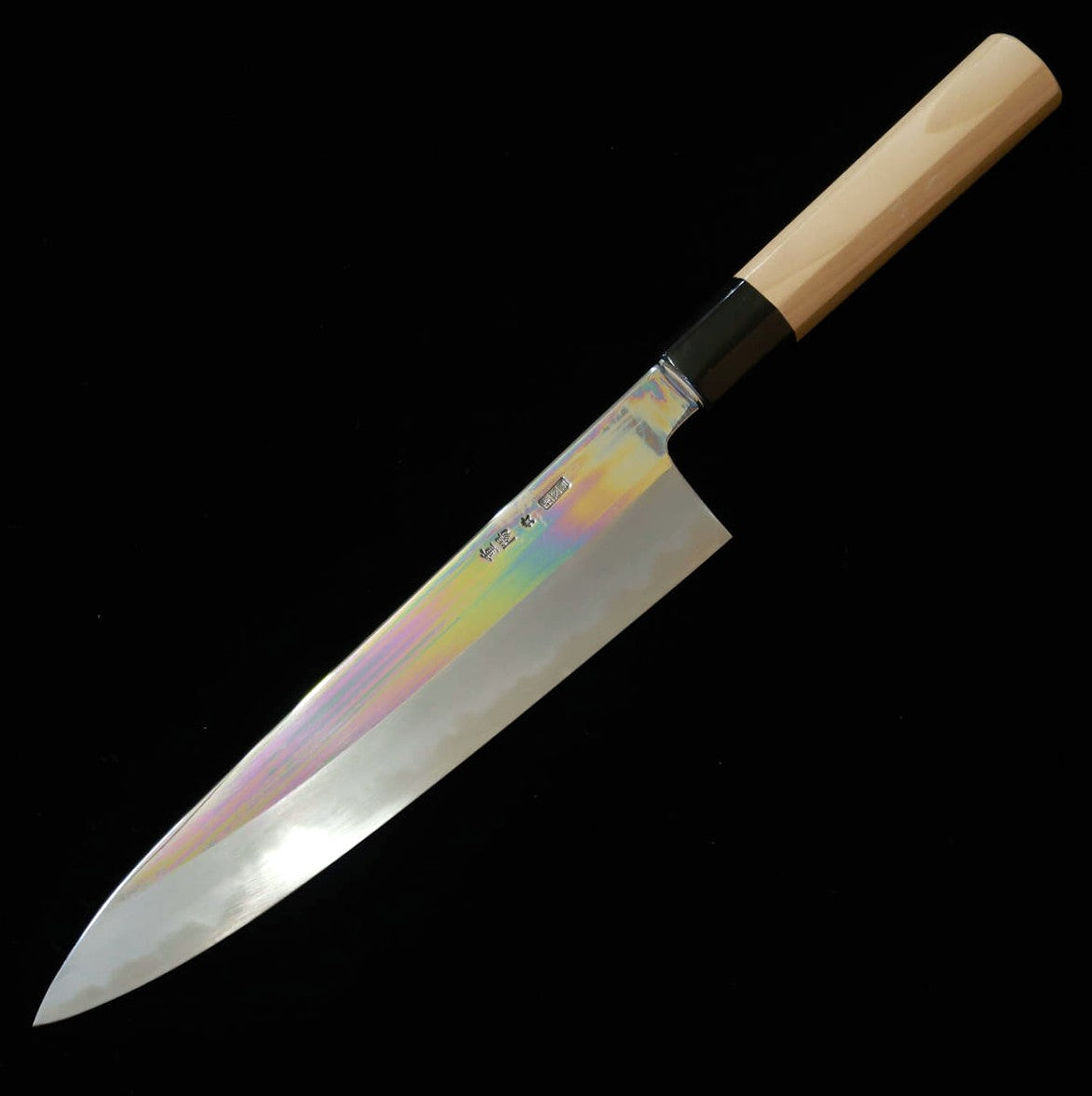 堺菊守 SAKAI KIKUMORI 重陽 牛刀 青紙一号 朴八角柄（210/240mm）