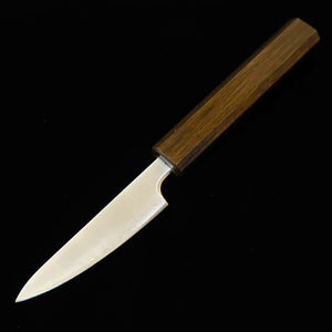 MIURA Aogami Super Series Paring Knife, Black Oak Handle (80mm)