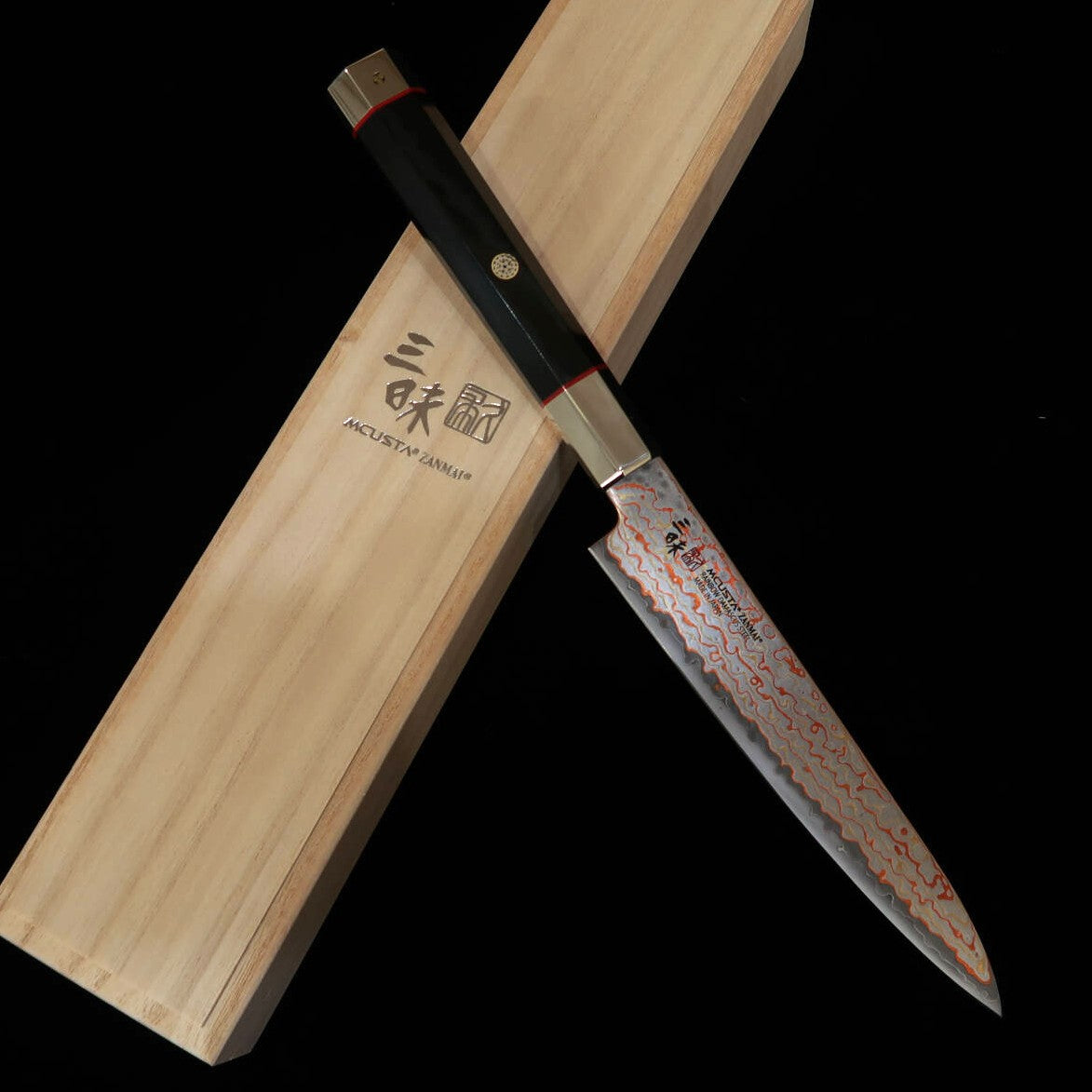 【Nouveau standard】MCUSTA ZANMAI Ultimate 3 « Phénix noir » petty (150 mm)