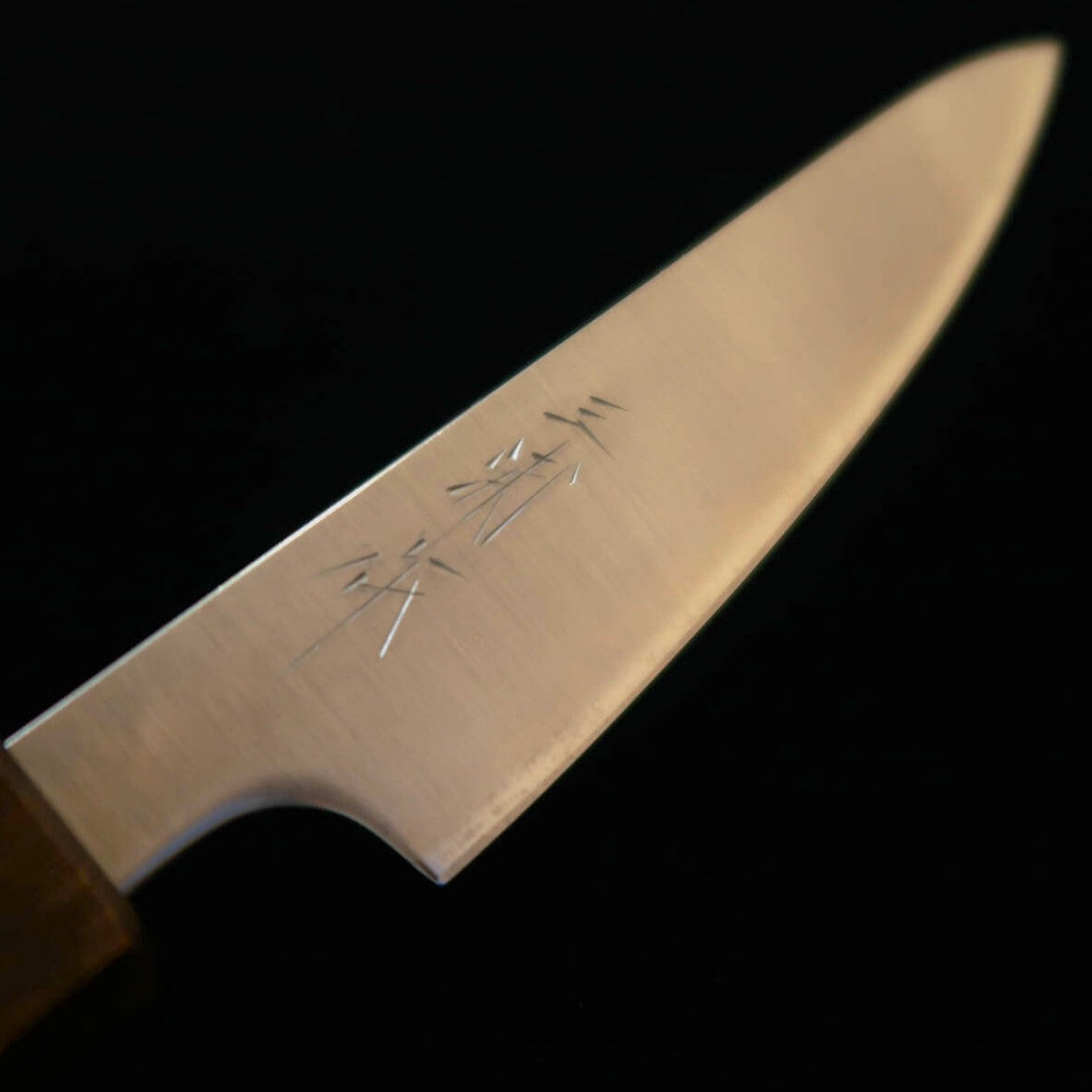MIURA Aogami Super Series Paring Knife, Black Oak Handle (80mm)