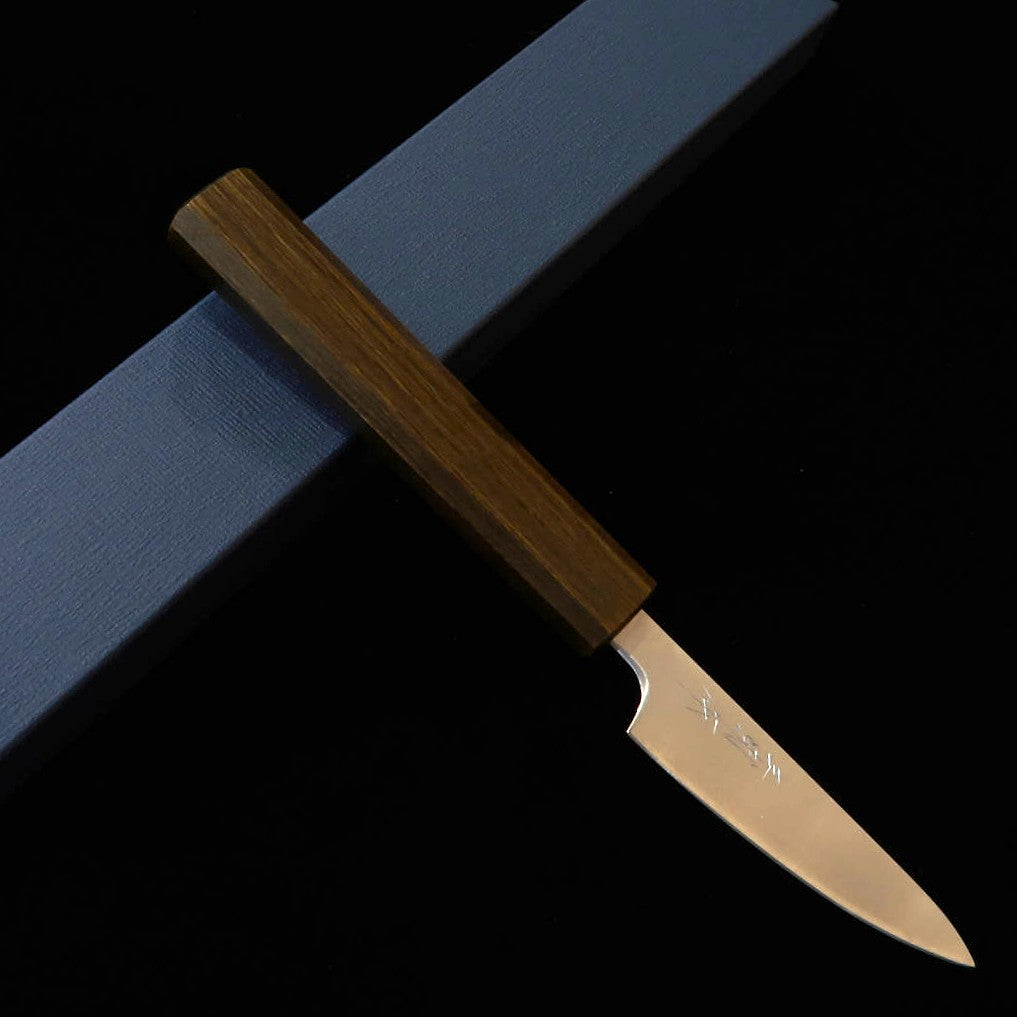 Miura MIURA couteau d’office (paring knife) Aogami Super, manche en chêne vert (80 mm)