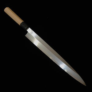 Mizuno Tanrenjo yanagiba Aogami #2 kasumi cabo octogonal de magnólia (270/300 mm)