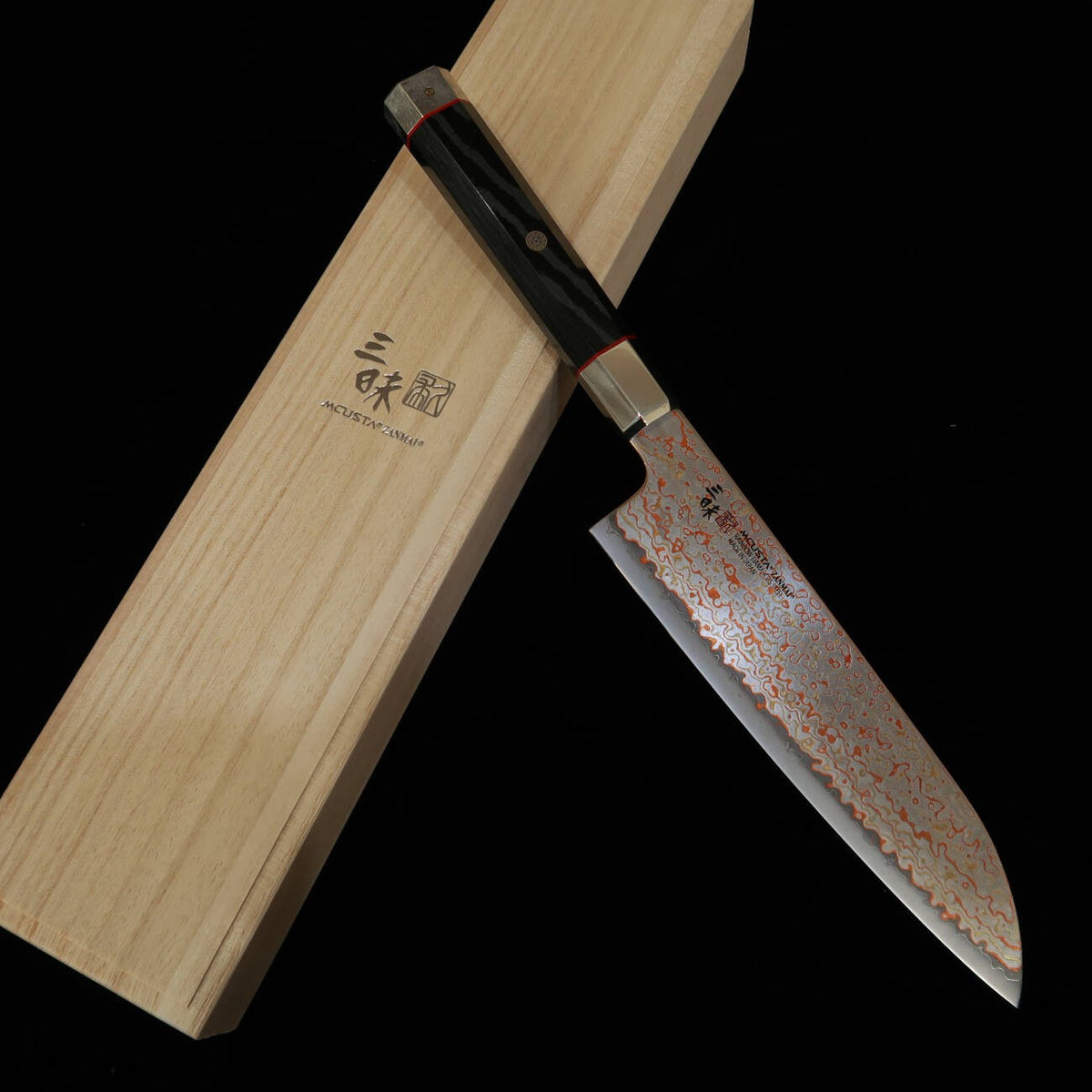 【新定番】三昧MCUSTA ZANMAI アルティメット3 黒鳳凰 三徳 (180mm)