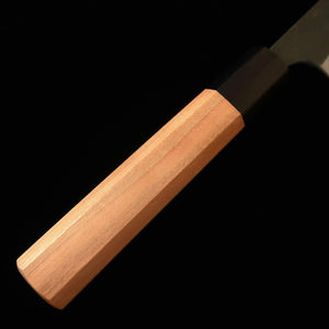MIURA Onihiro Yanagiba, Shirogami no. 1, Kurouchi Finish with Cherry Blossom Handle (150mm)
