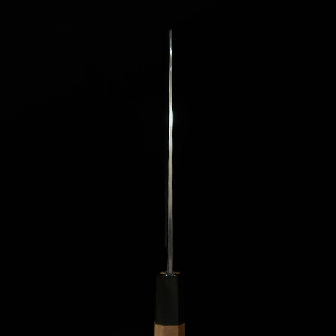 TADOKORO HAMONO, Makoto Saku, finition miroir, acier Shirogami n°2, Usuba à lame fine, manche octogonal en magnolia (195 mm)