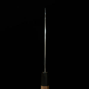 TADOKORO HAMONO, Makoto Saku, finition miroir, acier Shirogami n°2, Usuba à lame fine, manche octogonal en magnolia (195 mm)