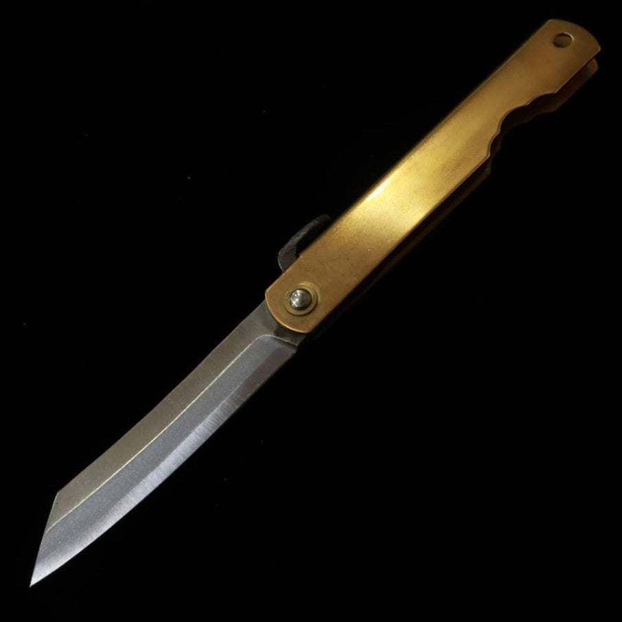 Japanese Folding knife HIGONOKAMI Blue Steel Large (78mm)