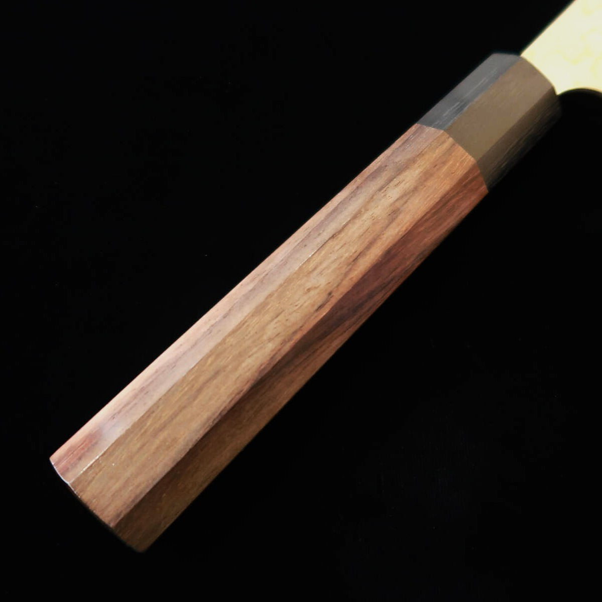 Takeshi Saji, Blue Steel No. 2, Colored Damascus Petty with Rosewood Octagonal Handle (240/270mm)