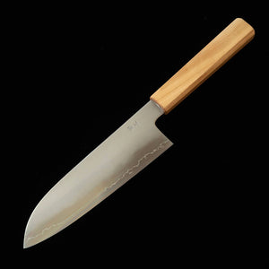 KAGEKIYO Kagekiyo Santoku acier Gin3 WS, manche octogonal en cerisier (180 mm)