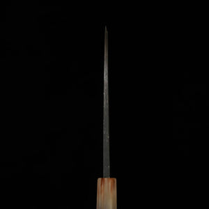 Miura Itadaki Deba, Shirogami No. 2, Kurouchi, Ebony and Silver Handle (165mm)
