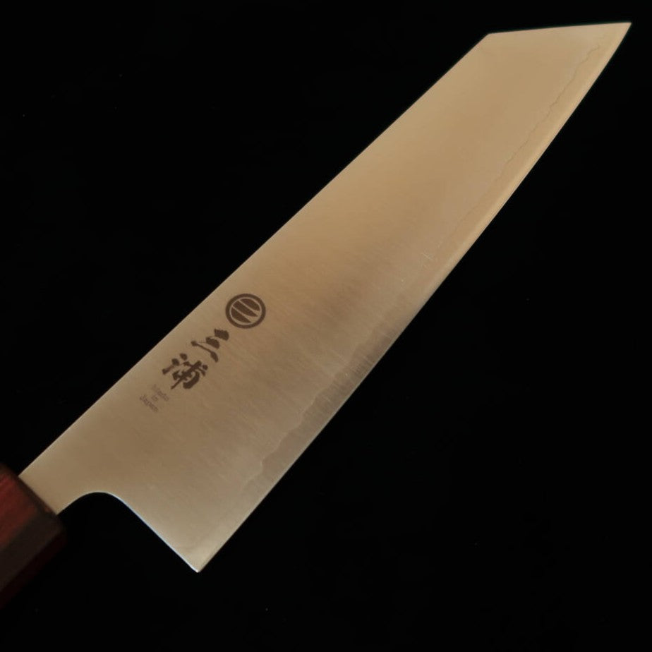 三浦MIURA 切付牛刀 440C 磨き 紫樫八角柄（210mm）