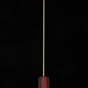 三浦MIURA 切付牛刀 440C 磨き 紫樫八角柄（210mm）