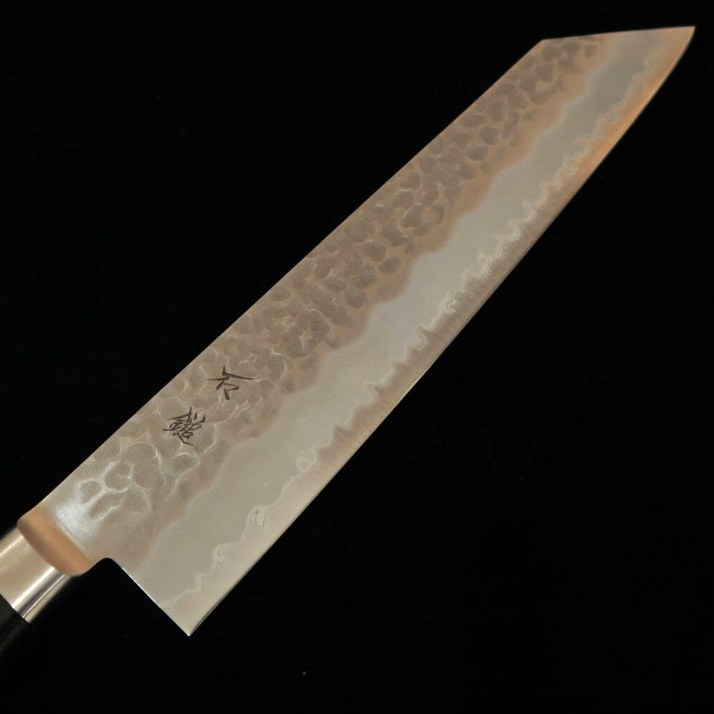 Ishiduchi ISHIDUCHI Kiritsuke Gyuto Aogami Super Tsuchime Mango de laminado negro (210 mm)