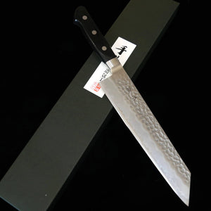 Ishiduchi ISHIDUCHI Kiritsuke Gyuto Aogami Super Tsuchime Mango de laminado negro (210 mm)