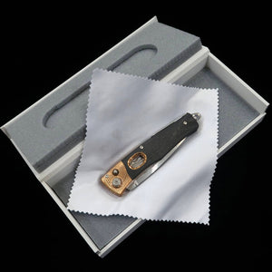 Arts & Fusion Knives ellipse Elipse Acero fosforoso Damasco (55 mm)