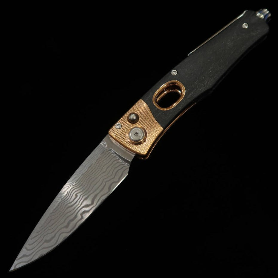 Arts & Fusion Knives ellipse Elipse Acero fosforoso Damasco (55 mm)