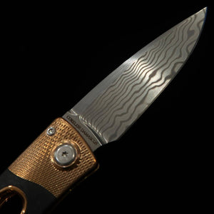 Arts & Fusion Knives ellipse Elipse Acero fosforoso Damasco (55 mm)