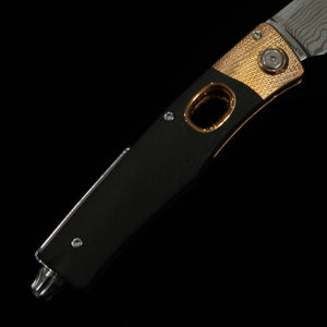 Arts & Fusion Knives ellipse Elipse Acero fosforoso Damasco (55 mm)