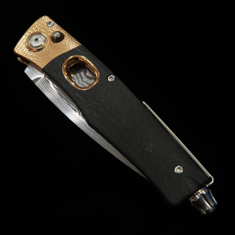 Arts & Fusion Knives ellipse Elipse Acero fosforoso Damasco (55 mm)