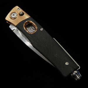Arts & Fusion Knives ellipse Elipse Acero fosforoso Damasco (55 mm)