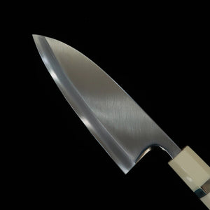 Miura Deba, Left-Handed, Ginsan, Wood Grain Finish, Corian Handle (165mm)