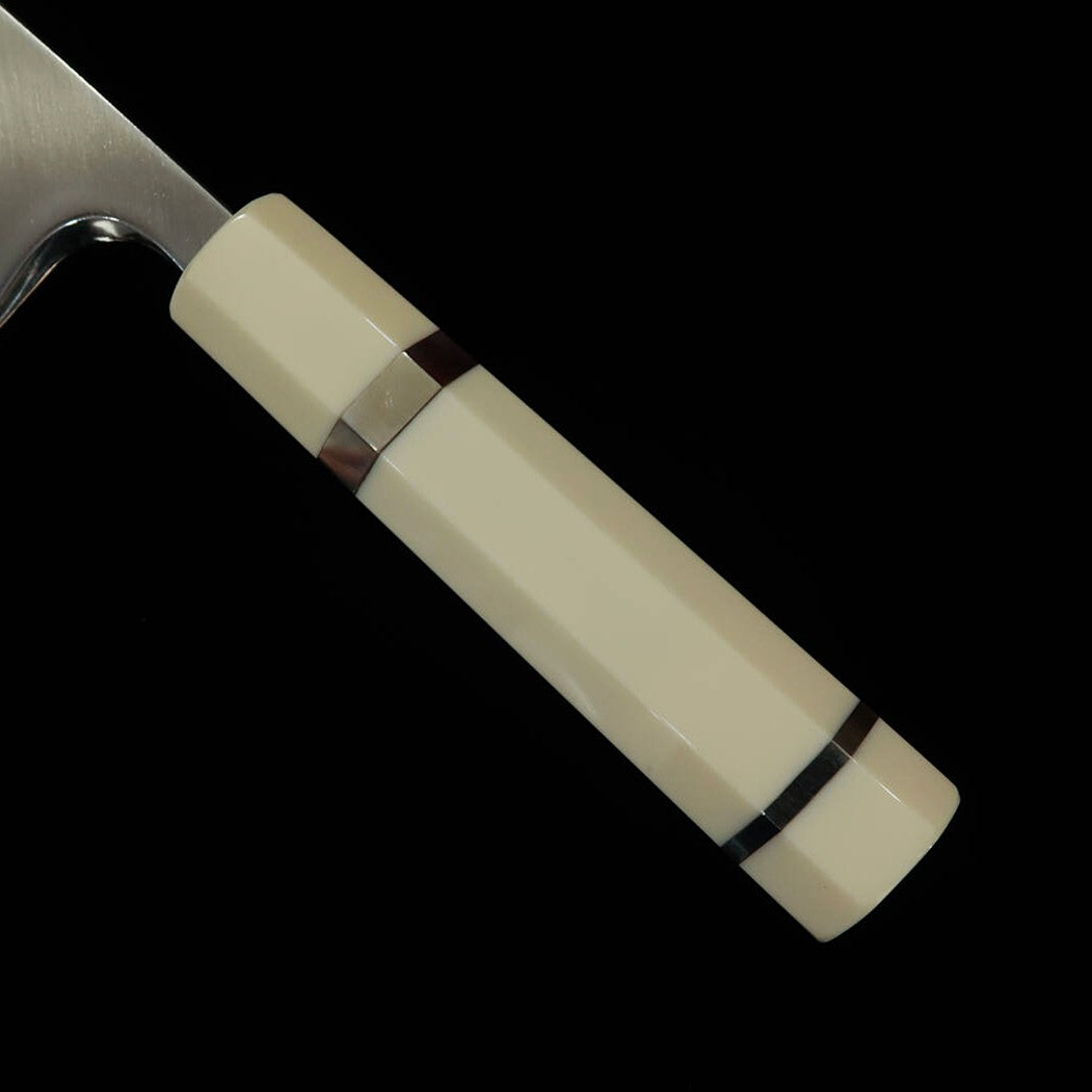 Miura Deba, Left-Handed, Ginsan, Wood Grain Finish, Corian Handle (165mm)