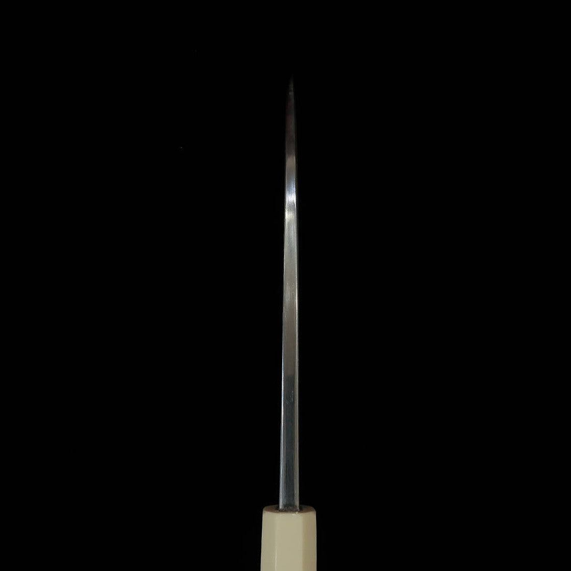 Miura Deba, Left-Handed, Ginsan, Wood Grain Finish, Corian Handle (165mm)
