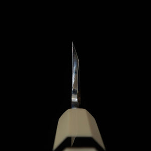 Miura Deba, Left-Handed, Ginsan, Wood Grain Finish, Corian Handle (165mm)