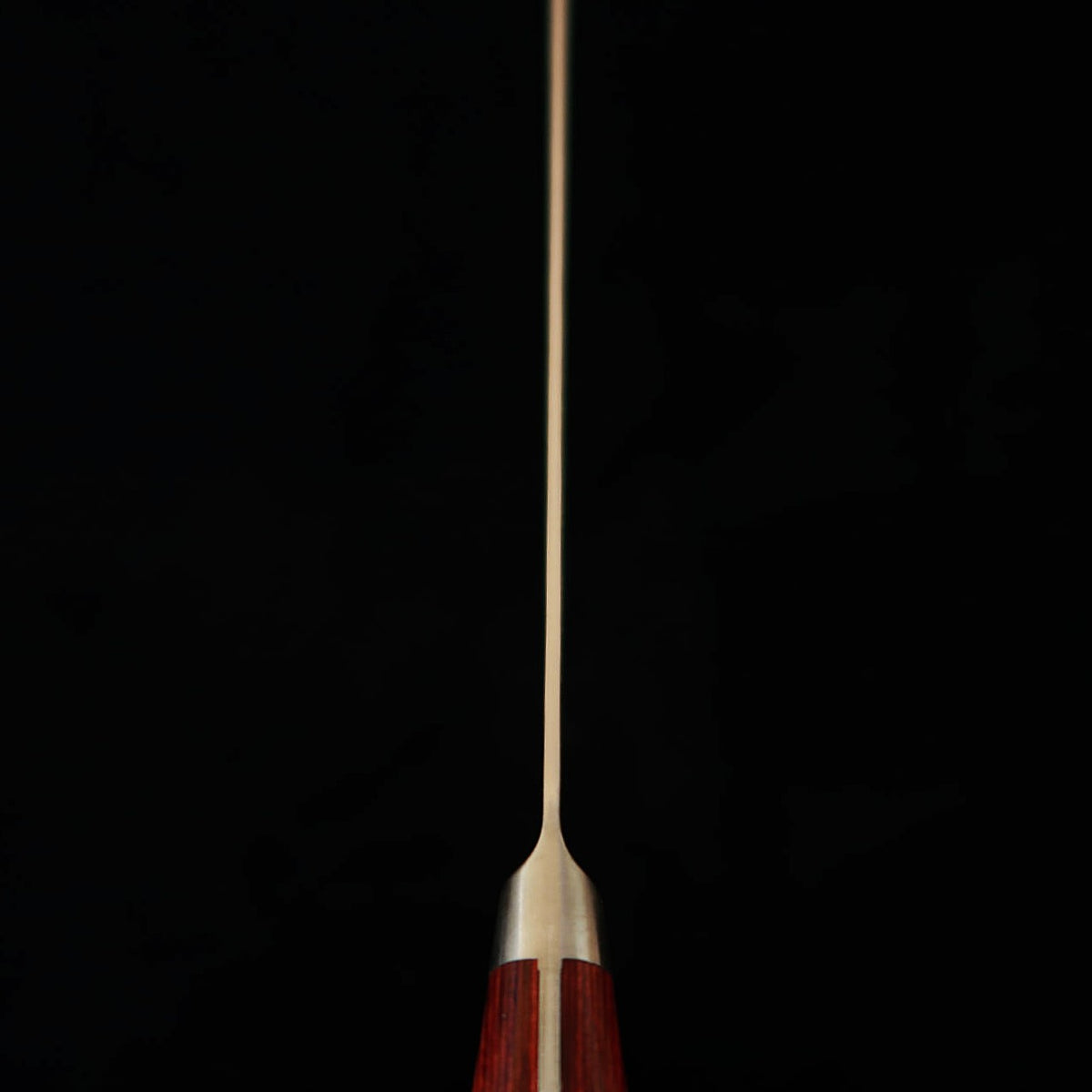 ISHIDUCHI Ishiduchi Sujihiki, aço Gin-3, acabamento nashiji, cabo laminado vermelho (240/270 mm)