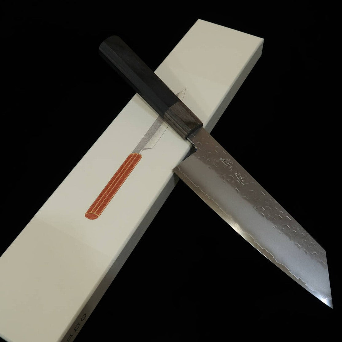 刃道 HADO 潮騒 文化 SG2 鎚目 グレー口輪黒合板 (180mm)