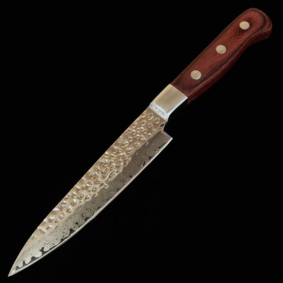 ISHIDUCHI – Petty VG10 poli, damas, manche en acajou (135 mm)