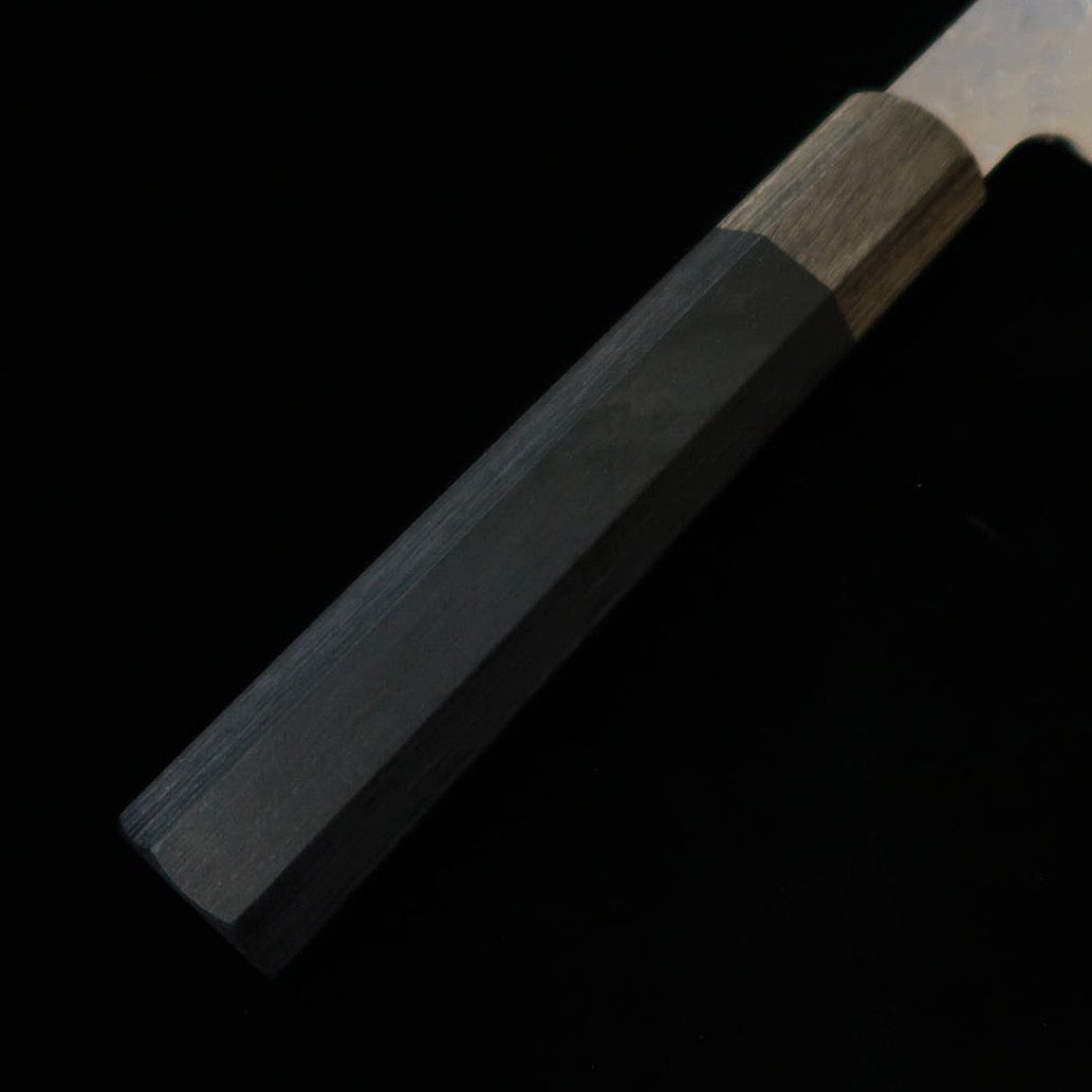 HADO Hadō Shiosai – kiritsuke gyuto SG2, martelé, manche en bois laminé noir (210 mm)