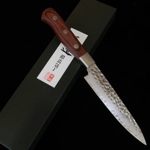 ISHIDUCHI – Petty VG10 poli, damas, manche en acajou (135 mm)