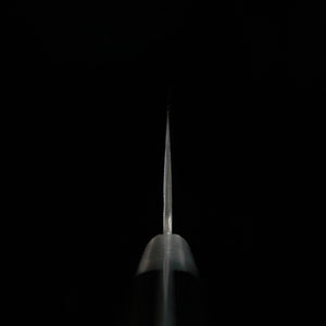 MIURA, Gyuto, acier AUS8, finition martelée, manche en bois composite noir (270 mm)