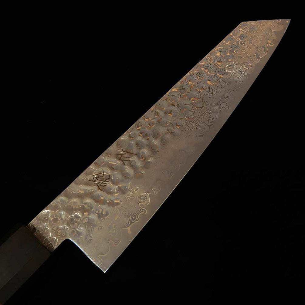石鎚ISHIDUCHI 切付 VG10 67層ダマスカス ローズ八角黒檀口（180mm）