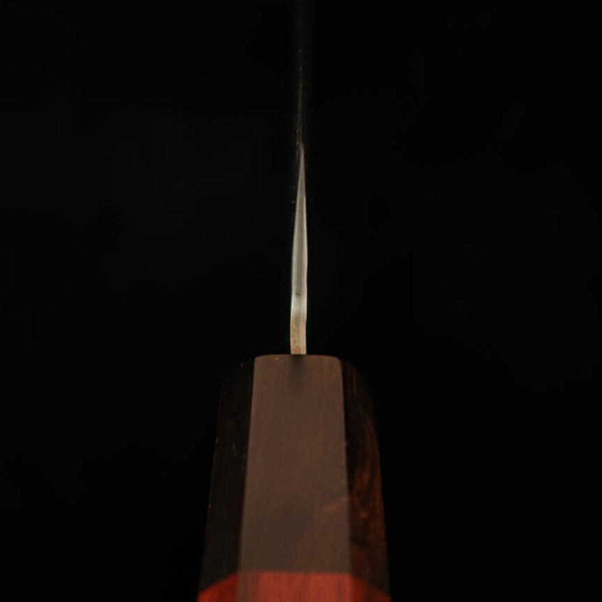 石鎚ISHIDUCHI 切付 VG10 67層ダマスカス ローズ八角黒檀口（180mm）
