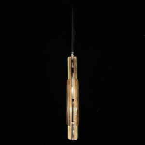 Takeda Hamono TAKEDA Forja manual de Bitchū por Inagaki - Canivete back lock Mammoth aço Hitachi Aogami Super (68mm)