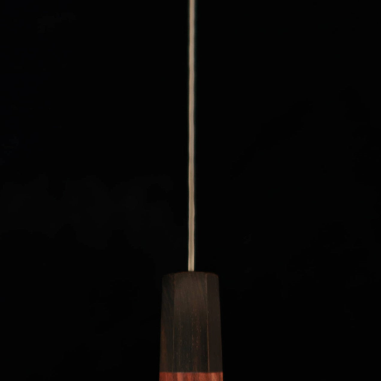 石鎚ISHIDUCHI 菜切 VG10 67層ダマスカス ローズ八角黒檀口（165mm）