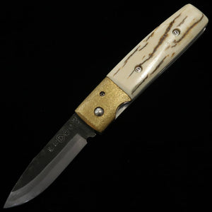 Takeda Hamono Inagaki Saku Bitchu Type Liner Lock Folder A Mammoth Aogami Super