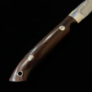 Yuta Katayama "Kawasemi" Caper VG10 Nickel Damascus Ironwood (73mm)